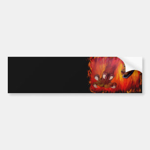 Adesivo Para Carro Red Dragon Claw