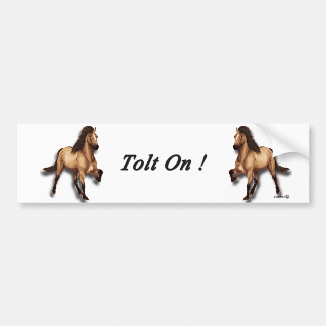 Adesivo Para Carro Red Dun Islandês (Frente)