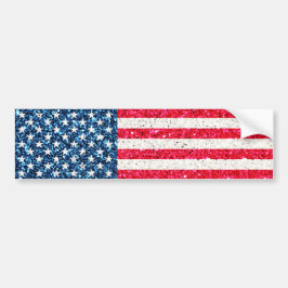 Adesivo Para Carro Red White Blue Patriotic American Flag Party