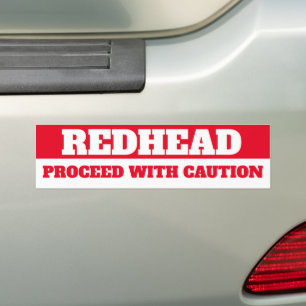 ADESIVO PARA CARRO REDHEAD, CONTINUE COM PRECAUÇÃO