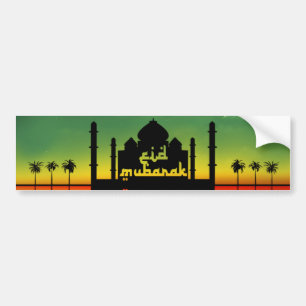 Adesivo Para Carro Reflexão Noturna Eid Mubarak