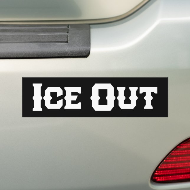 Adesivo Para Carro Reforma da Imigração ICE Out contra o ICE (No carro)