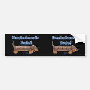 Adesivo Para Carro Regra de Dachshills