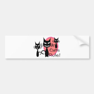 Adesivo Para Carro Regra dos gatos!!!!!!!!!