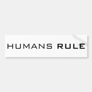 ADESIVO PARA CARRO REGRA DOS SERES HUMANOS