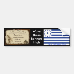 Adesivo Para Carro Reino de deus bumper2