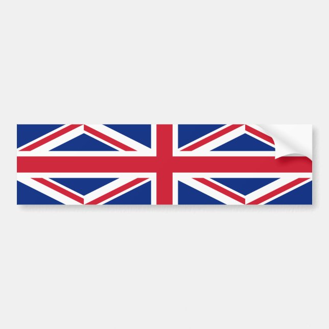 Adesivo Para Carro Reino Unido (bandeira britânica) (bandeira da Uniã (Frente)