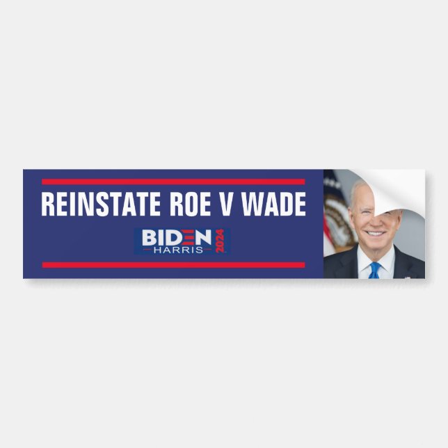 ADESIVO PARA CARRO REINSTATE ROE V WADE (Frente)