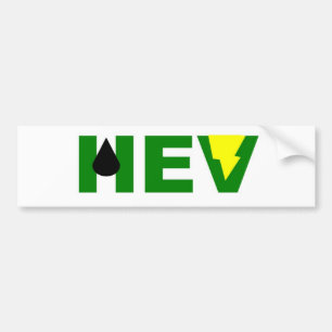 Adesivo Para Carro Relâmpago verde V de HEV