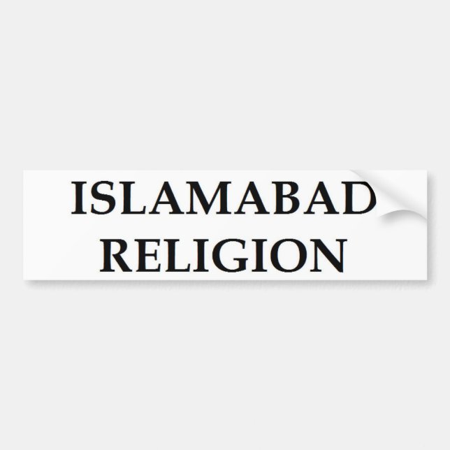 Adesivo Para Carro Religião de Islamabad (Frente)