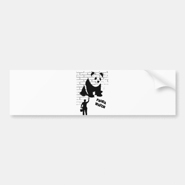 Adesivo Para Carro Relógio da panda (Frente)