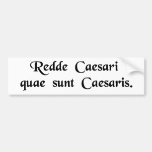 Adesivo Para Carro Renda até Caesar as coisas que são Caesar's.