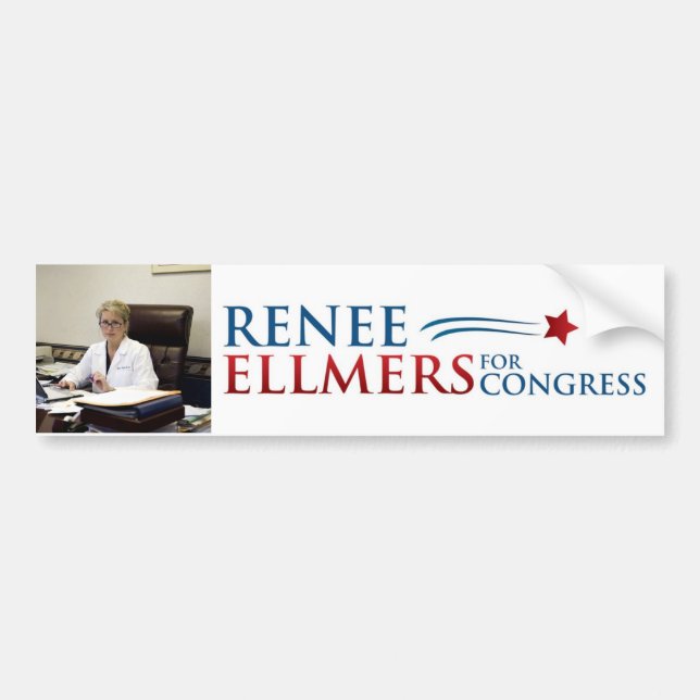 Adesivo Para Carro Renee Ellmers para o congresso (Frente)