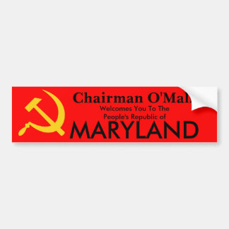 Adesivo Para Carro República de Peopls de Maryland