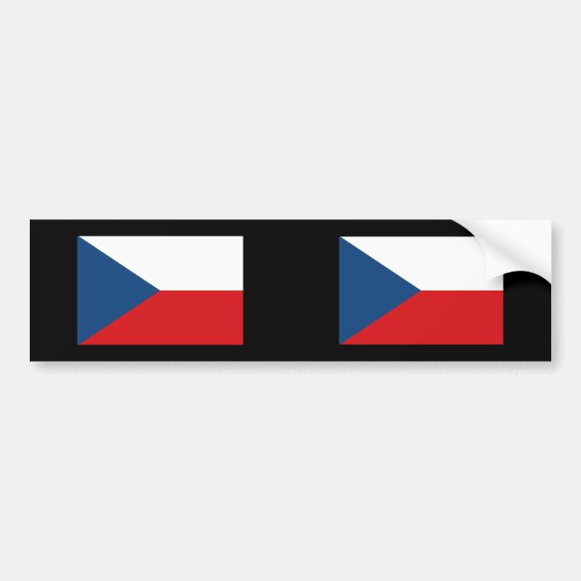 Adesivo Para Carro república do theech, checa (Frente)