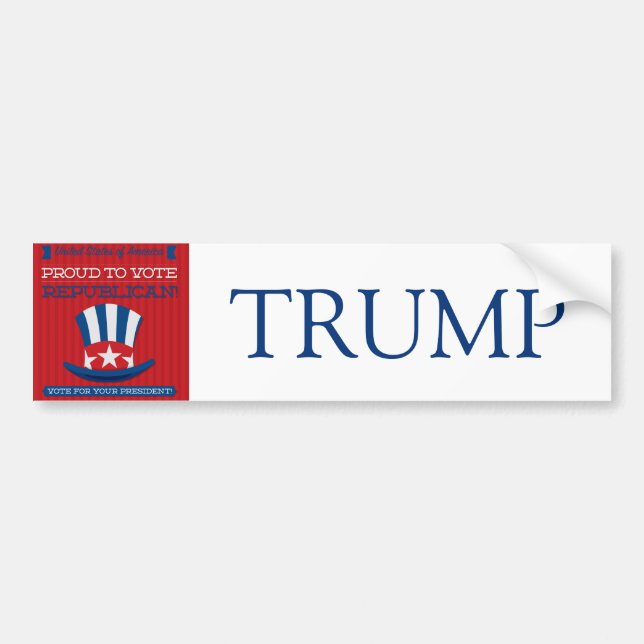 Adesivo Para Carro republicano (Frente)