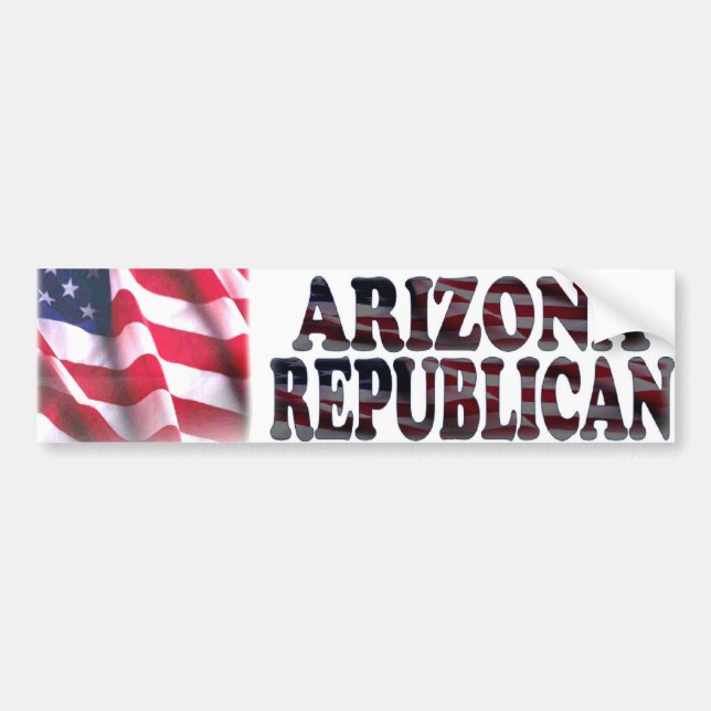 Adesivo Para Carro Republicano da arizona (Frente)