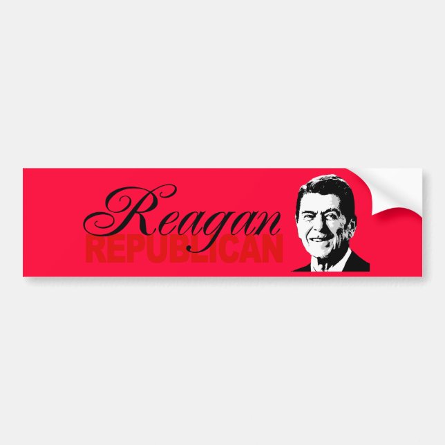 ADESIVO PARA CARRO REPUBLICANO DE REAGAN (Frente)