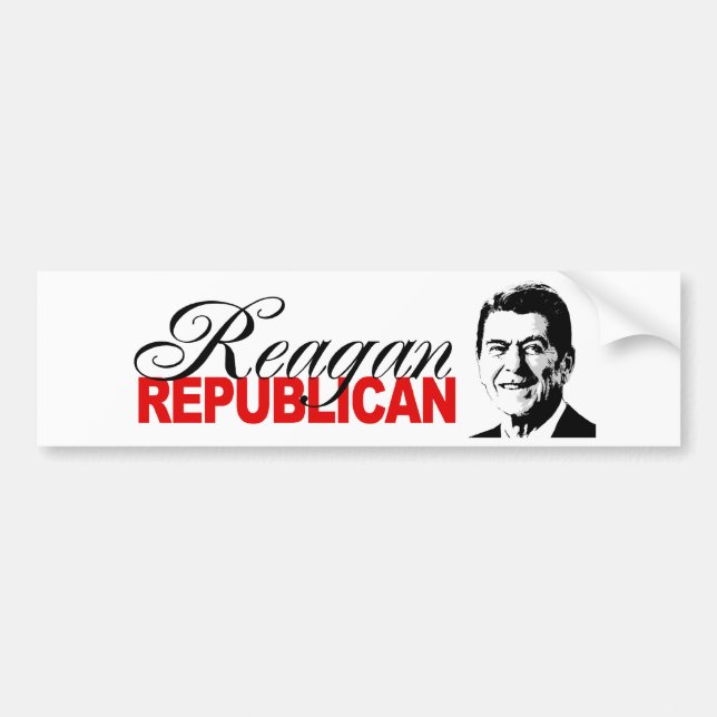 ADESIVO PARA CARRO REPUBLICANO DE REAGAN (Frente)