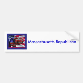 Adesivo Para Carro republicano, republicano de Massachusetts