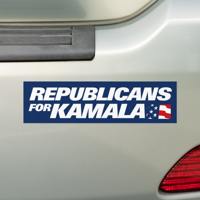 Adesivo Para Carro Republicanos para Kamala Harris 2024 (No carro)