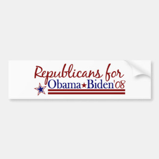 Adesivo Para Carro Republicanos para Obama Biden