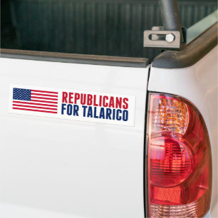 Adesivo Para Carro Republicanos para Talarico Eleição 2026