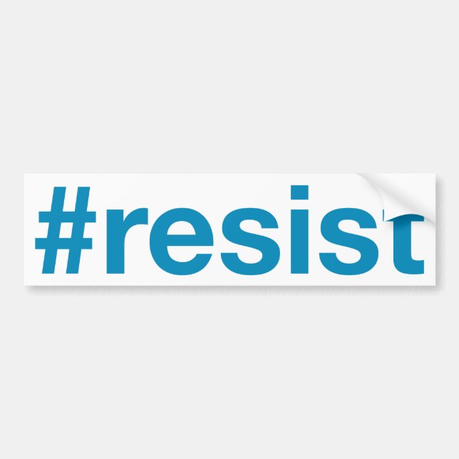 Adesivo Para Carro #resist (Frente)