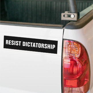 ADESIVO PARA CARRO RESIST DICTATORSHIP