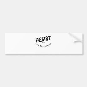 Adesivo Para Carro Resista o ordem mundial novo