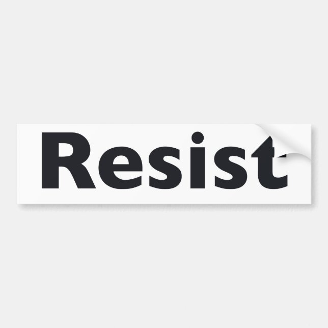 Adesivo Para Carro resistir (Frente)