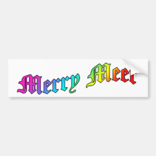 Adesivo Para Carro Reunião alegre BumperSticker