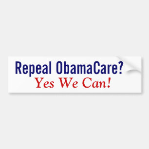 Adesivo Para Carro Revogação ObamaCare? Sim nós podemos!