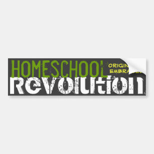 Adesivo Para Carro Revolução de Homeschool - originalidade abraçad