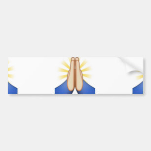 Adesivo Para Carro rezando emoji