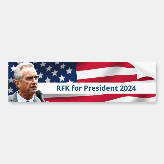 Adesivo Para Carro RFK para o Presidente 2024 (Frente)