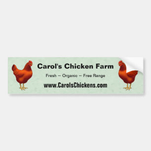 Adesivo Para Carro Rhode Island Red Hen