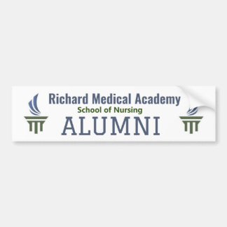 Adesivo Para Carro Richard Medical Academy Alumni Bumper Sticker