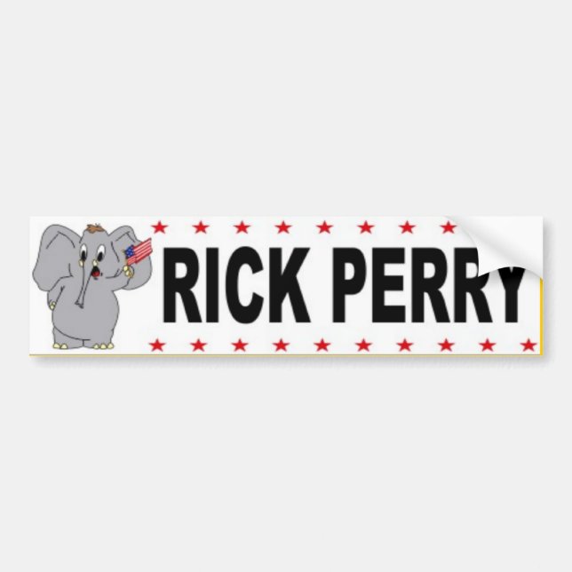Adesivo Para Carro Rick Perry (Frente)