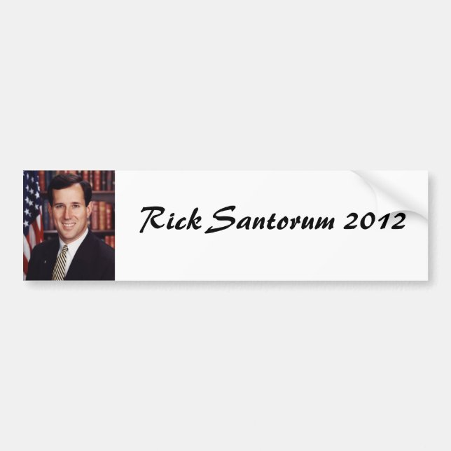 Adesivo Para Carro Rick Santorum (Frente)