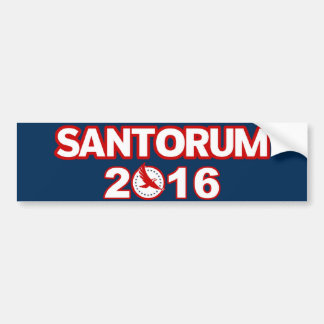 Adesivo Para Carro Rick Santorum para o presidente autocolante no