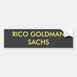 ADESIVO PARA CARRO RICO GOLDMAN SACHS
