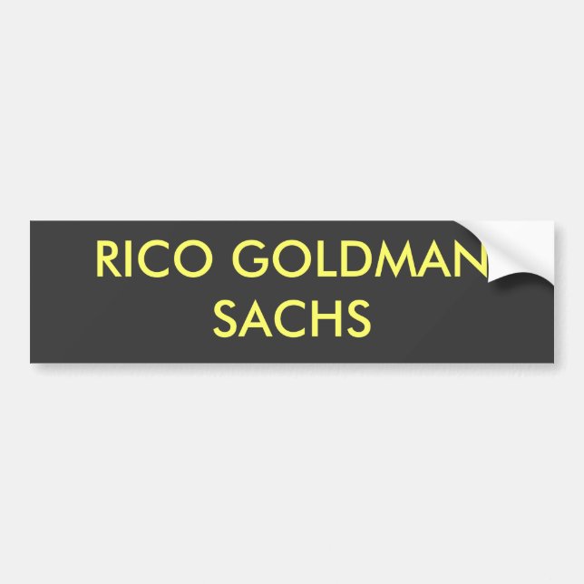 ADESIVO PARA CARRO RICO GOLDMAN SACHS (Frente)