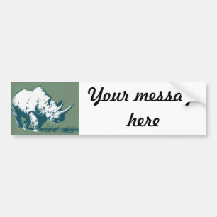 Adesivo Para Carro Rinoceronte