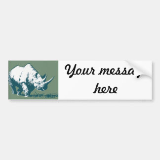 Adesivo Para Carro Rinoceronte