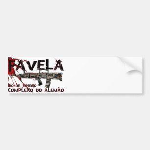 Adesivo Para Carro Rio de Janeiro Favela (precário/cidade de