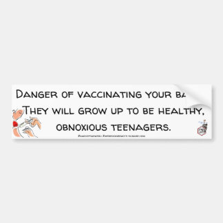 Adesivo Para Carro Risco de vacinação: Adolescentes saudáveis,