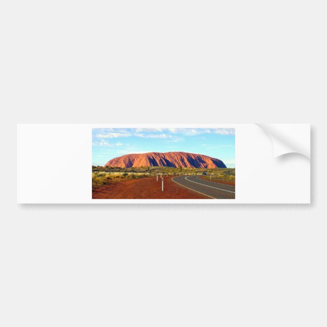 Adesivo Para Carro Rocha de Uluru/Ayers - Austrália (Frente)