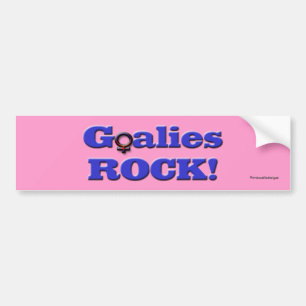 Adesivo Para Carro ROCHA dos Goalies! - Jogadores fêmeas/rosa