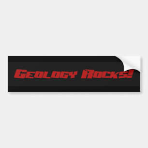 Adesivo Para Carro Rochas da geologia! Bumpersticker